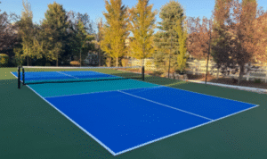 synthetic acrylic pickleball court materials